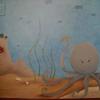 Children's room, underwater mural